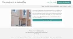 Desktop Screenshot of apartmentsatsailboatbay.com